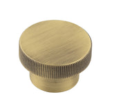 Thaxted Cupboard Knobs 40mm Antique Brass - Hoxton Range